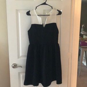 Black and white dress